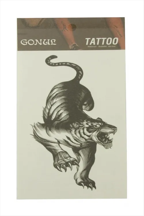 Kaplan Tattoo Dövme Sticker