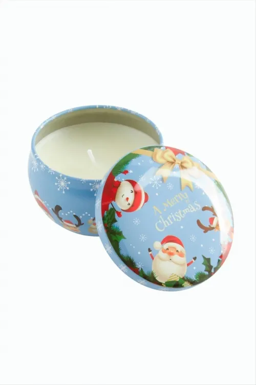 Kardan Adam Yılbaşı Kapaklı Mum 6 cm