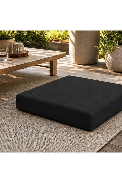 Kare Blok Minder · 50 × 50 × 7 cm · Siyah