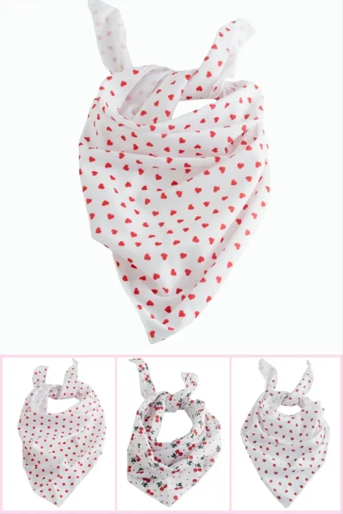 Karışık Desenli Üçgen Bandana 30*60