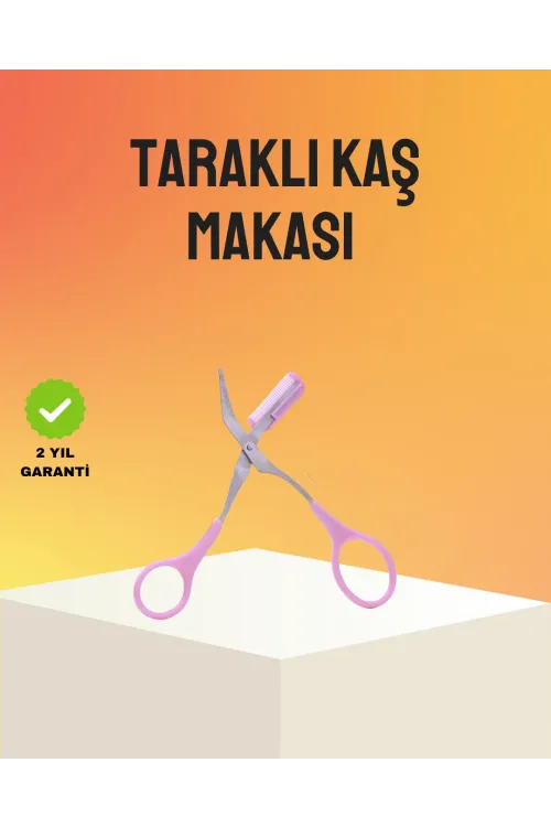 Kaş Düzeltme Makası Taraklı – Profesyonel Ve Pratik Kaş Bakımı