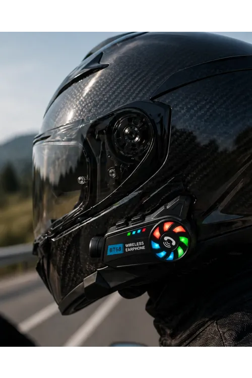 Kask Kamerası Bluetooth Bağlantılı 1080p Kayıt Ve Akıllı Kontrol Sistemi