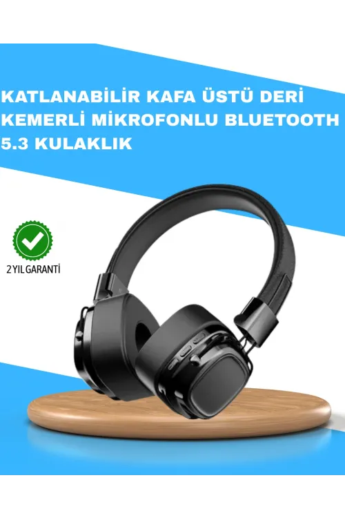 Katlanabilir Tasarımlı Taşınabilir Kablosuz Müzik Kulaklığı