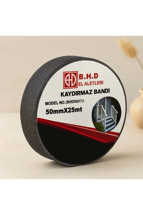 Kaydırmaz Bant 50mm x 25m Siyah