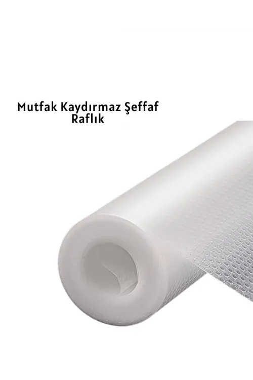 Kaydırmaz Şeffaf Raflık