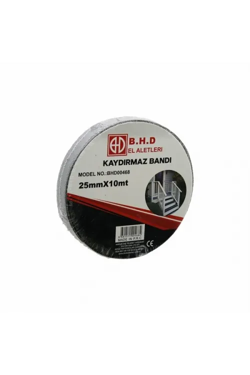 Kaydırmaz Siyah Bant 25 mm X 10 mt