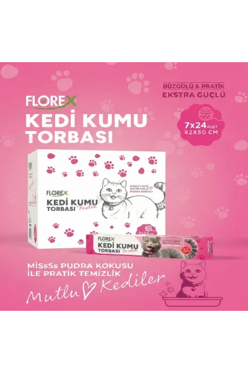 Kedi Kumu Torbası Pudra Kokulu