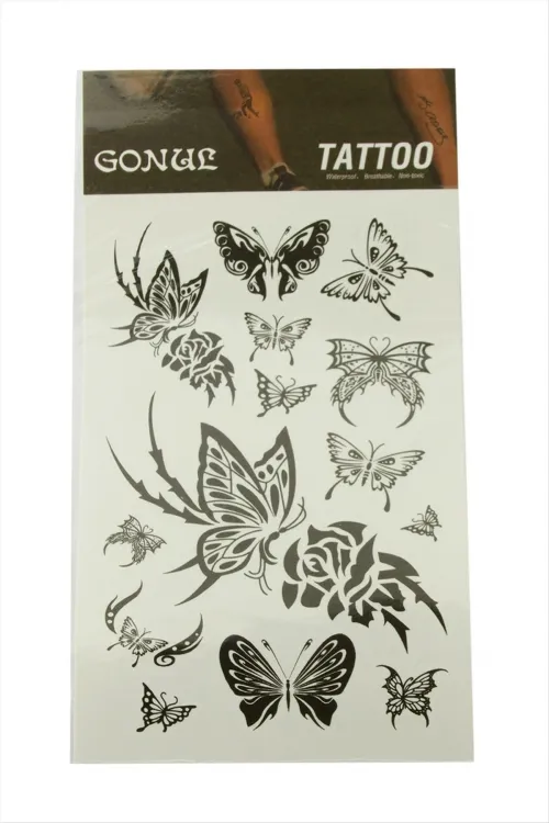 Kelebek Tattoo Dövme Sticker