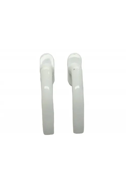 Kervan 2 Pcs Beyaz Pvc Pencere Kolu IEGK45N