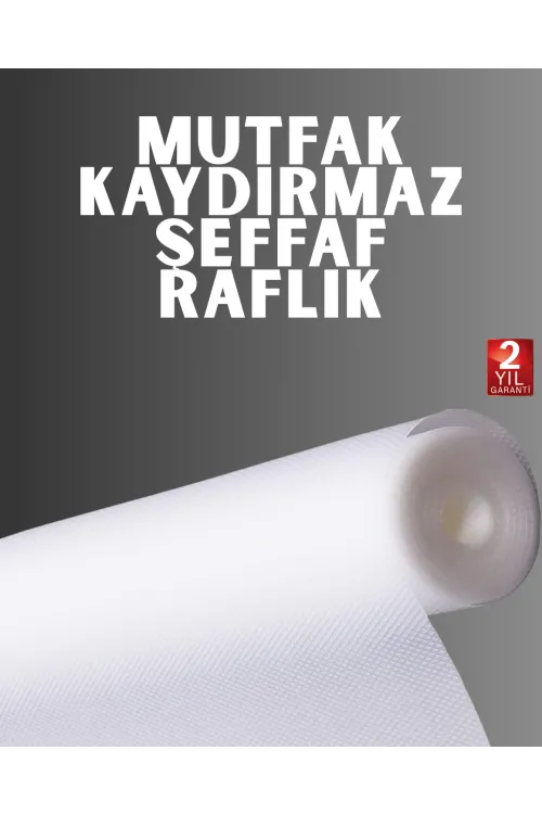 Kesilebilir Şeffaf Raflık Çekmece Kaplaması Mutfak İçin