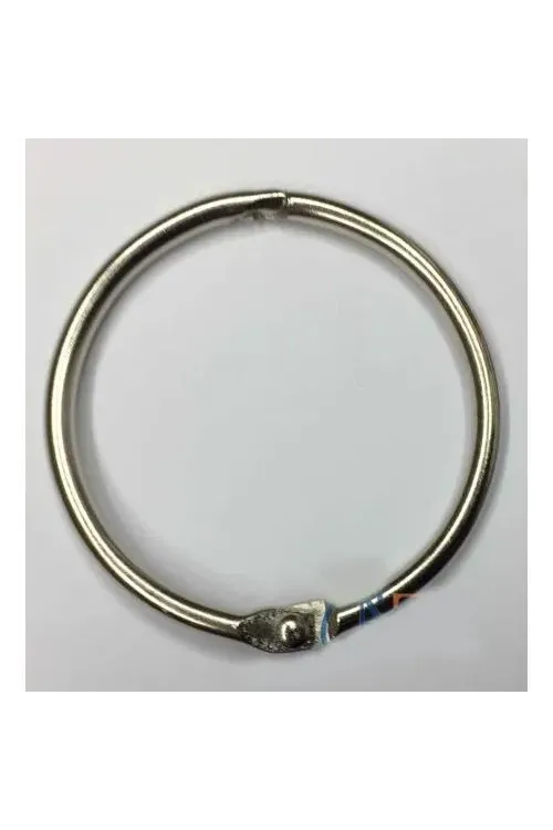 Kilitli Yuvarlak Halka, 4cm - 100 Adet