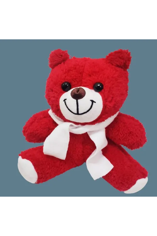 Kırmızı Peluş Oyuncak Ayıcık