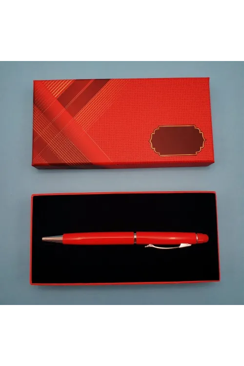 Kırmızı Tükenmez Kalem Touchpen