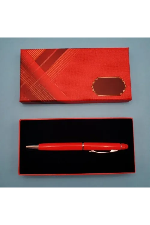 Kırmızı Tükenmez Kalem Touchpen