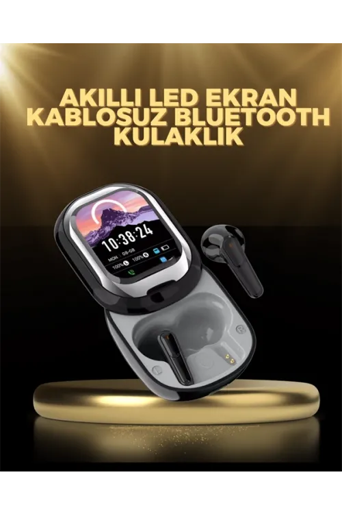 Kişiselleştirilebilir Led Ekranlı Bluetooth Kulaklık – Oyun & Müzik Modlu