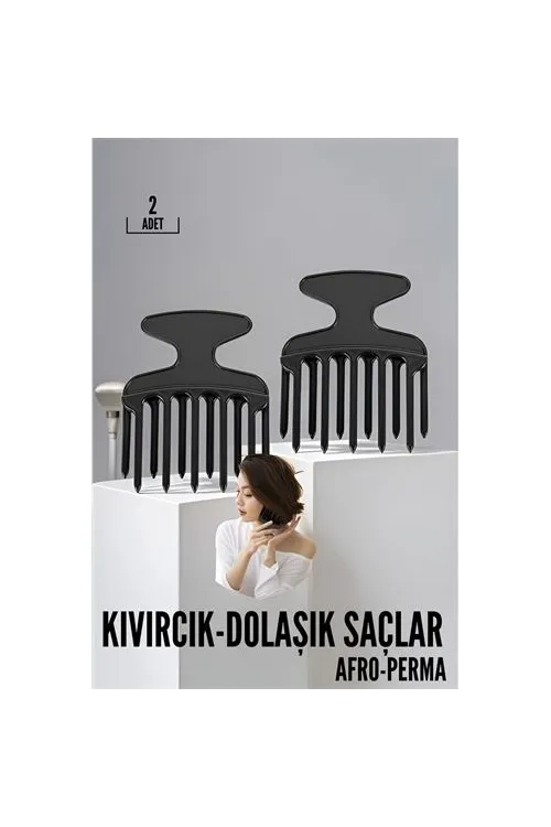 Kıvırcık Saç Açıcı Afro Perma Tarağı