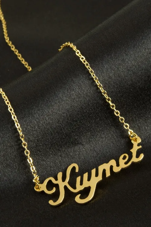 Kıymet isimli kolye (Kişiye Özel)