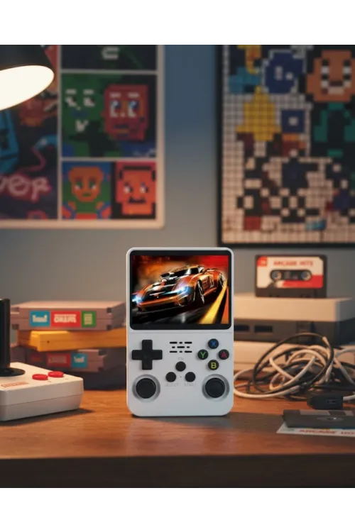 Klasik Oyun Konsolu 64 Bit İşlemci Ve Çift Kart Girişi Özellikli