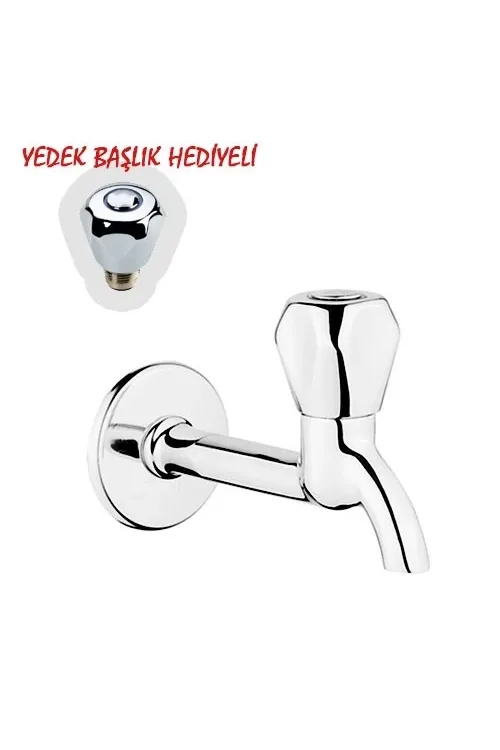 Klasik Uzun Musluk + Musluk Kapak Takımı Hediyeli