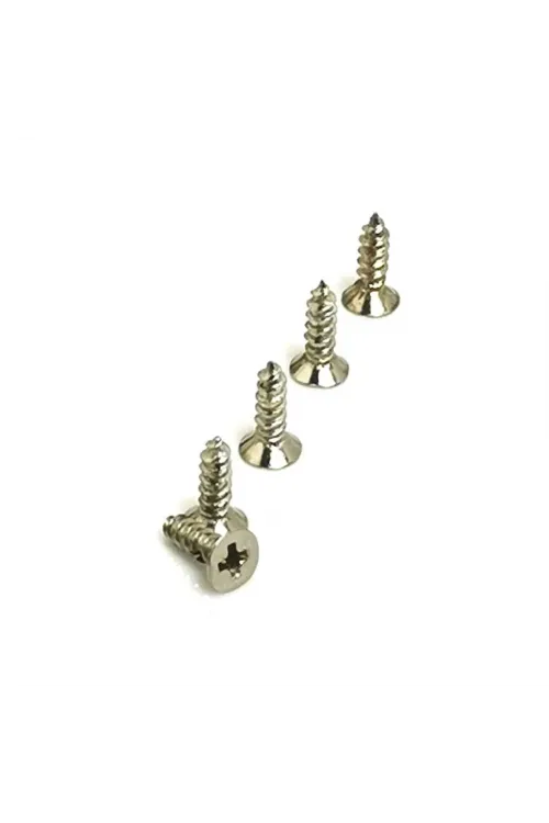 Klips, Menteşe, Ayak, Ağaç, Sunta Vidası 2,2x6,5mm - Nikel 100 Adet