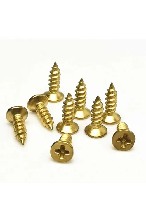 Klips, Menteşe, Ayak, Ağaç, Sunta Vidası 2,2x6,5mm - Sarı 100 Adet
