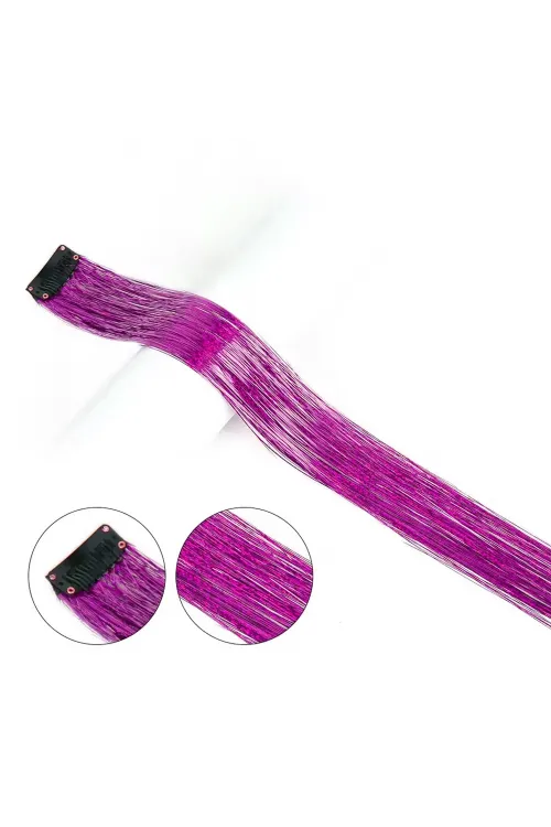 Klipsli Hair Tinsel Saç Simi - HTK09