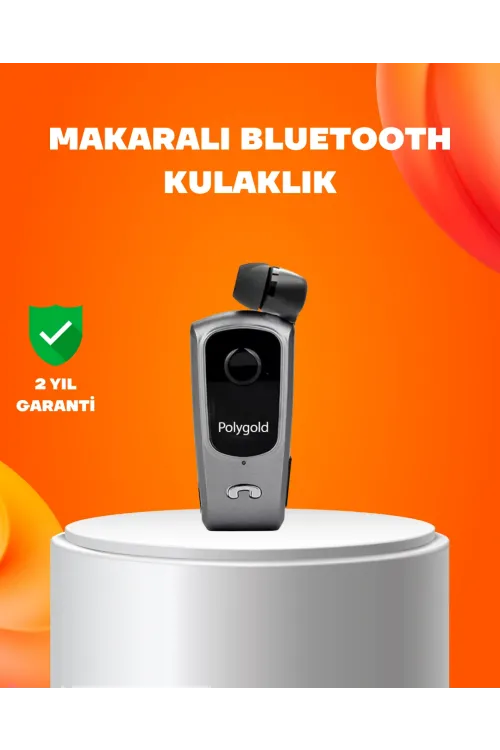 Klipsli Tasarımlı Bluetooth Kulaklık Uzun Pil Ömrü
