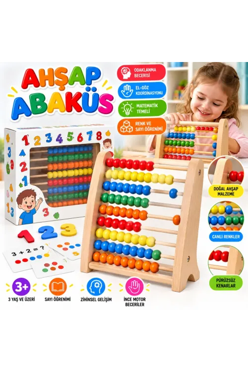 KM5632 Ahşap Abaküs
