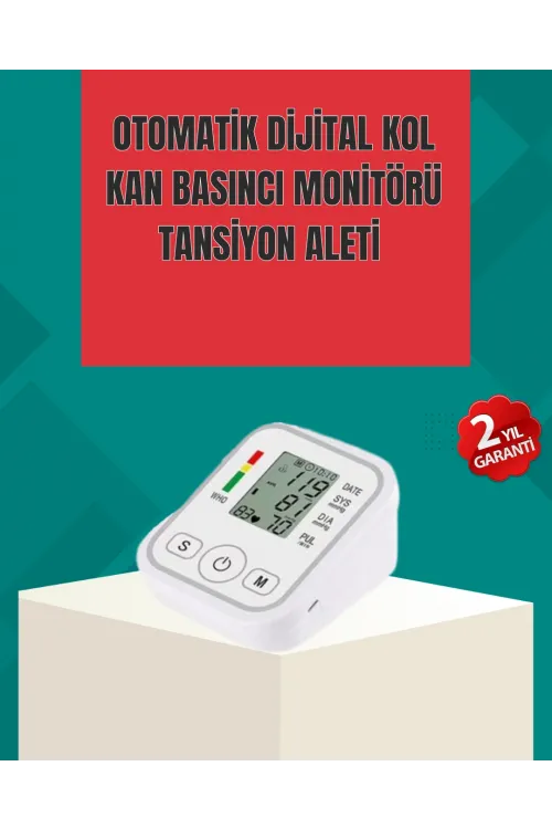 Kol Tipi Lcd Ekranlı Elektronik Tansiyon Monitörü
