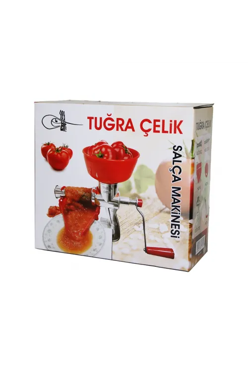 Kollu   Alüminyum  Salça Makinesi  Süzgeçli - Plastik Hazneli