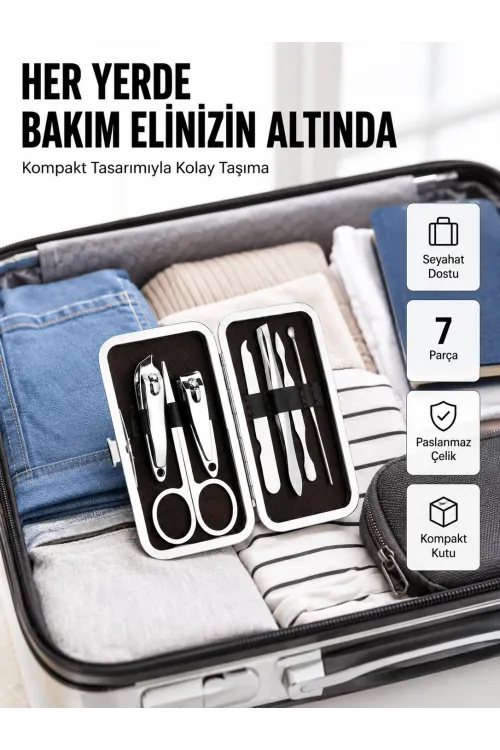 Kompakt Tasarımlı El Ve Ayak Bakım Seti