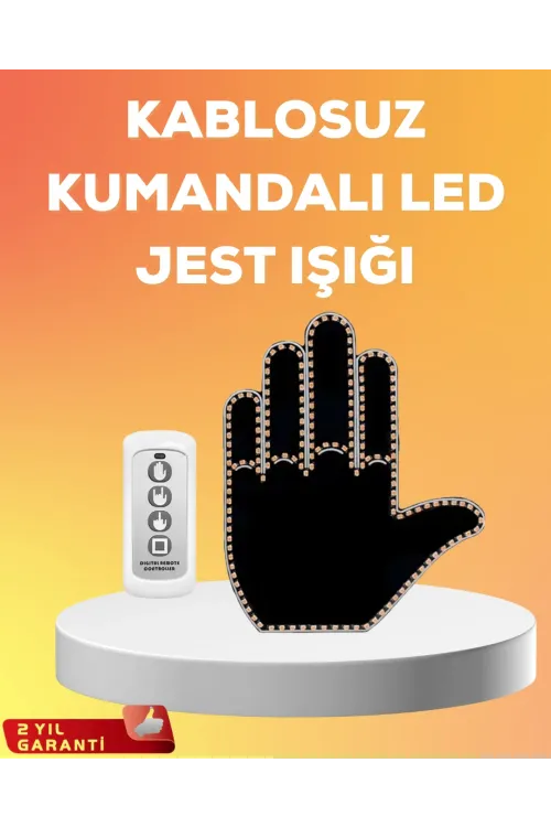 Kompakt Tasarımlı Led Jest Işığı – Selam Ve Teşekkür Modları