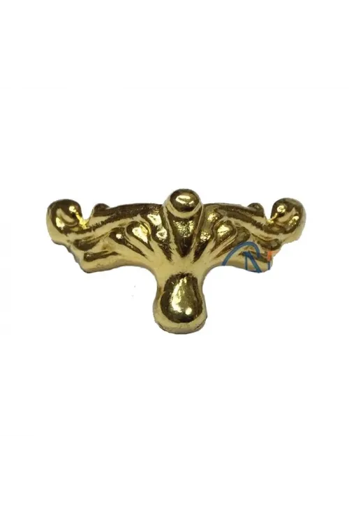 Köşe Etekli Sandık Ayağı, Kutu Ayak 1,5 Cm - Sarı