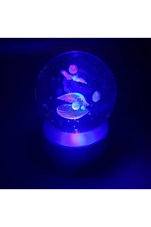 Kristal Cam Küre Işıklı