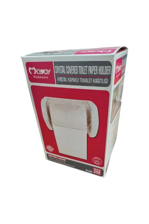 Kristal Kapaklı WC Kağıtlığı