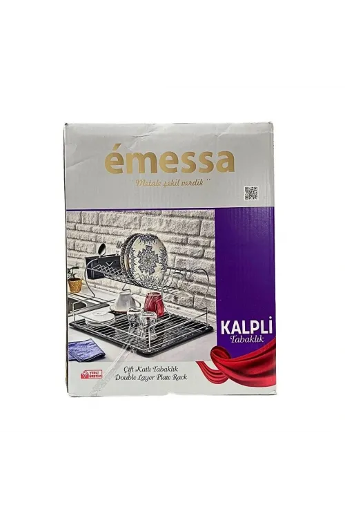 Krom Kalpli İki Katlı Tabaklık