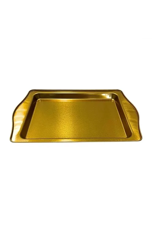 Küçük Boy Gold Tutmalı Tepsi