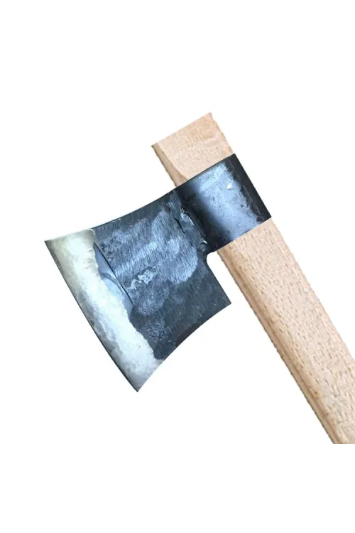 Küçük Sakallı Saplı Nacak - Balta 60cm - Dövme Çelikten