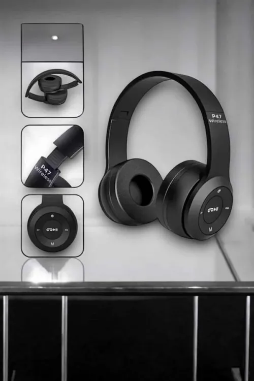 Kulak Üstü Tf Kart Ve Aux Destekli Ergonomik Bluetooth Kulaklık