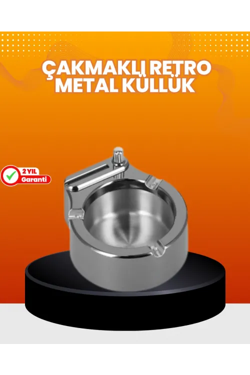 Küllük Ve Çakmak Birleşik Set Paslanmaz Çelik Gövde