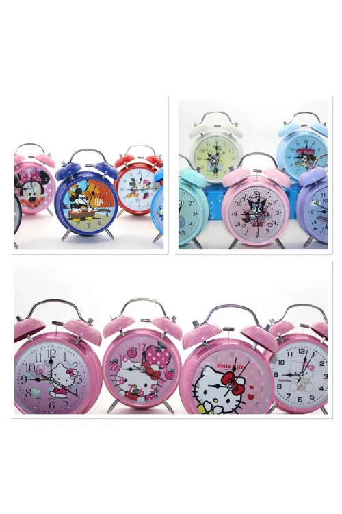 Kuromi,hello Kitty,mickey Mouse Masa Üstü Çalar Saat IEG3068