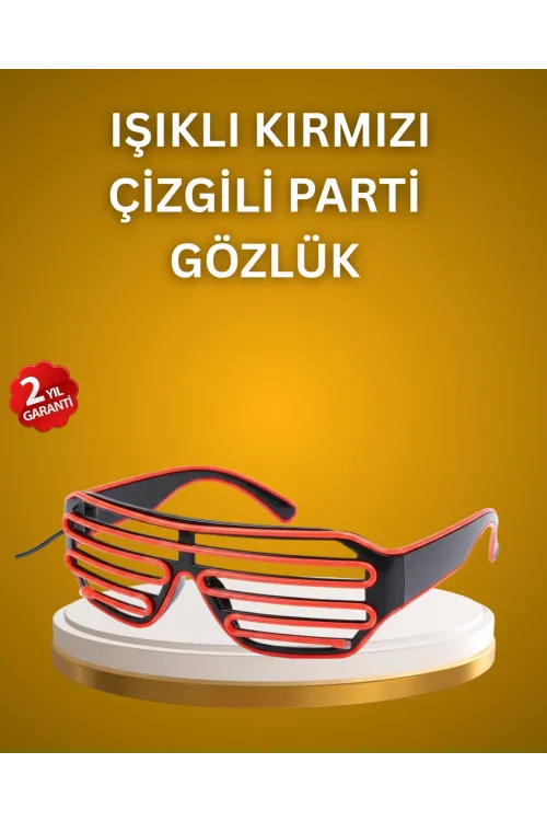 Kutlama Ve Etkinliklere Özel Led Işıklı Gözlük