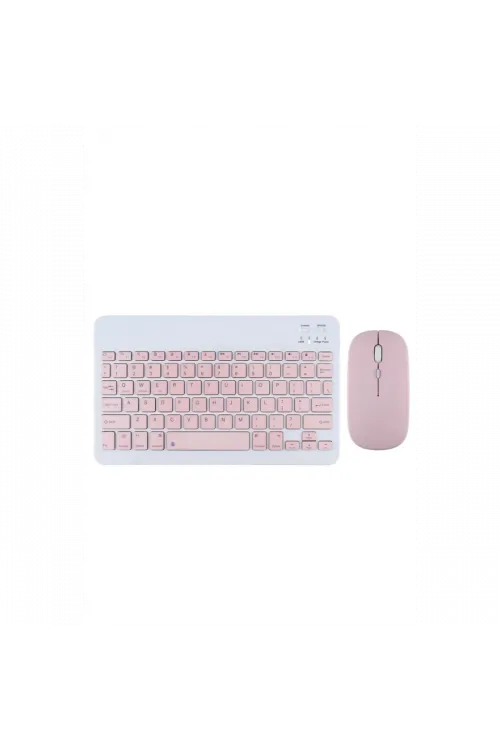 KYB71 Kablosuz Türkçe Q Klavye Mouse Set - Pembe
