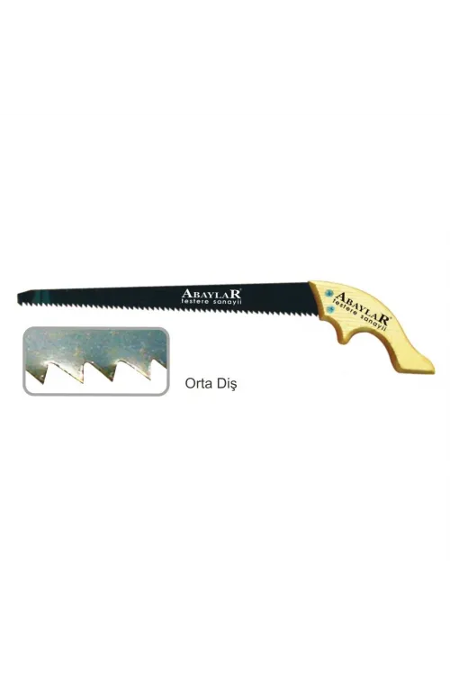 Lar Orta Diş Bağ Testere 35 Cm - Ahşap Sap