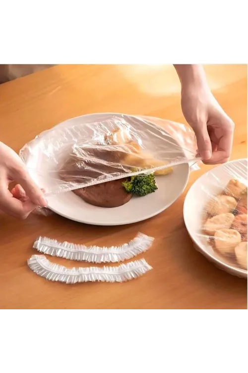 Lastikli Tencere Ve Tabak Bonesi 100 Adet (22cm)