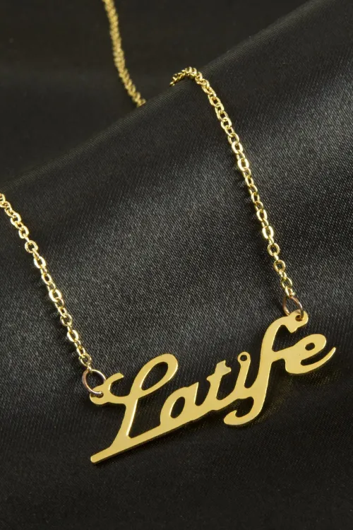 Latife isimli kolye (Kişiye Özel)