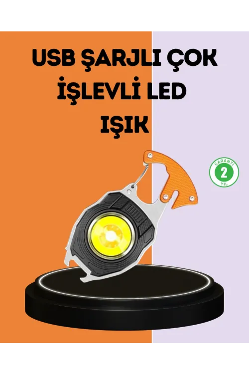 Led Işıklı Acil Durum Düdüklü Anahtarlık Fener
