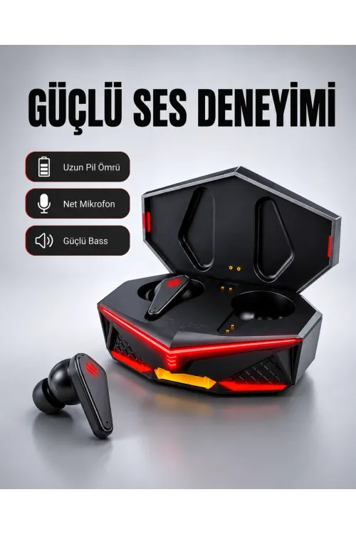 Led Işıklı Kablosuz Bluetooth 5.0 Kulaklık Yeni Nesil