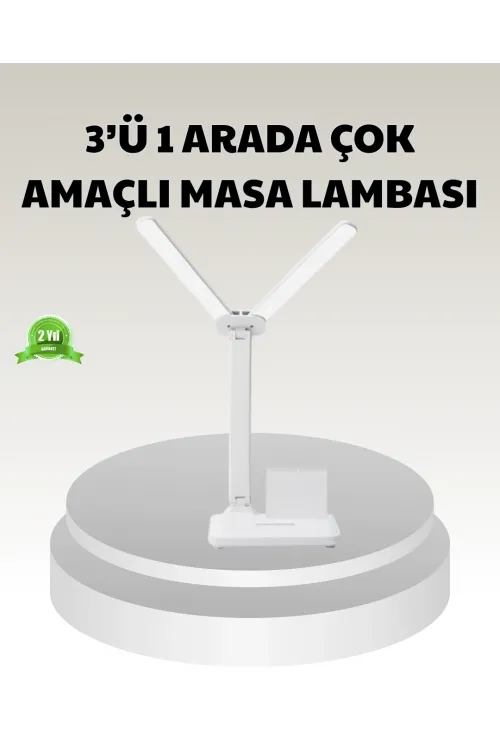Led Işıklı Masa Lambası – Göz Yormayan, Kısılabilir Ve Esnek Başlıklı