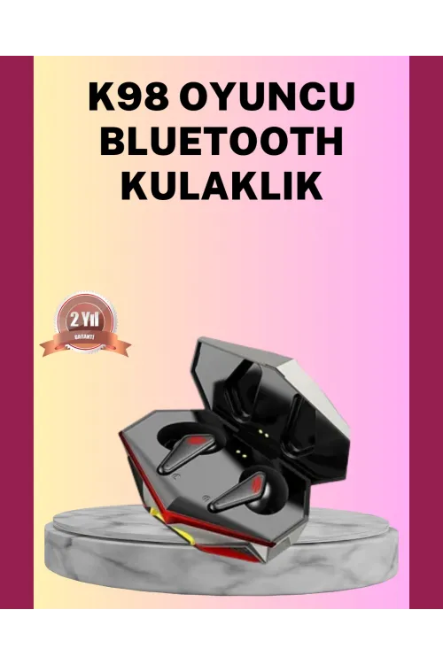 Led Işıklı Metal Kasa Kablosuz Gaming Kulaklık
